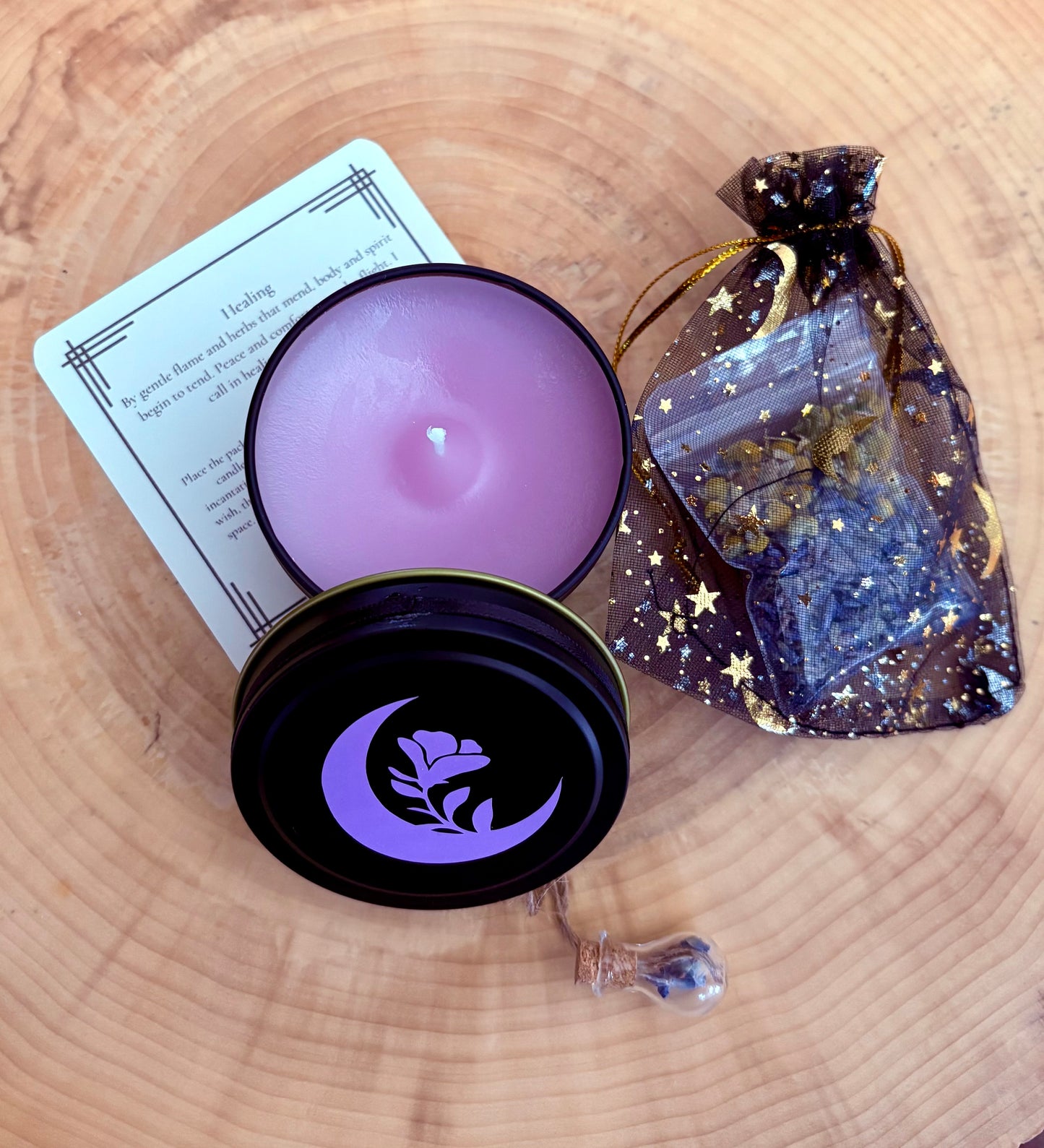 Healing Intention Candle Spell Kit