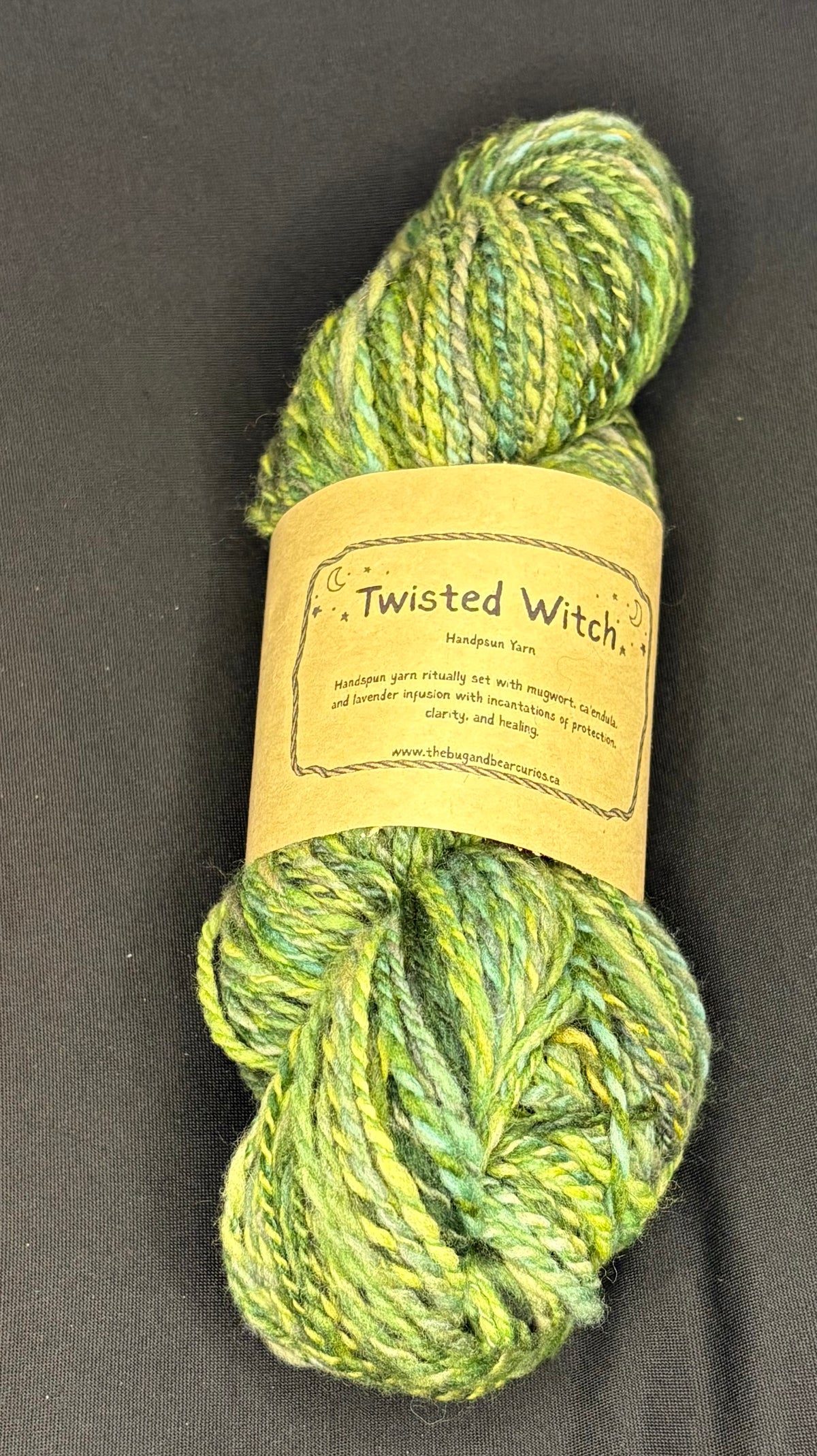 Twisted Witch Handspun Yarn - Forest Wool