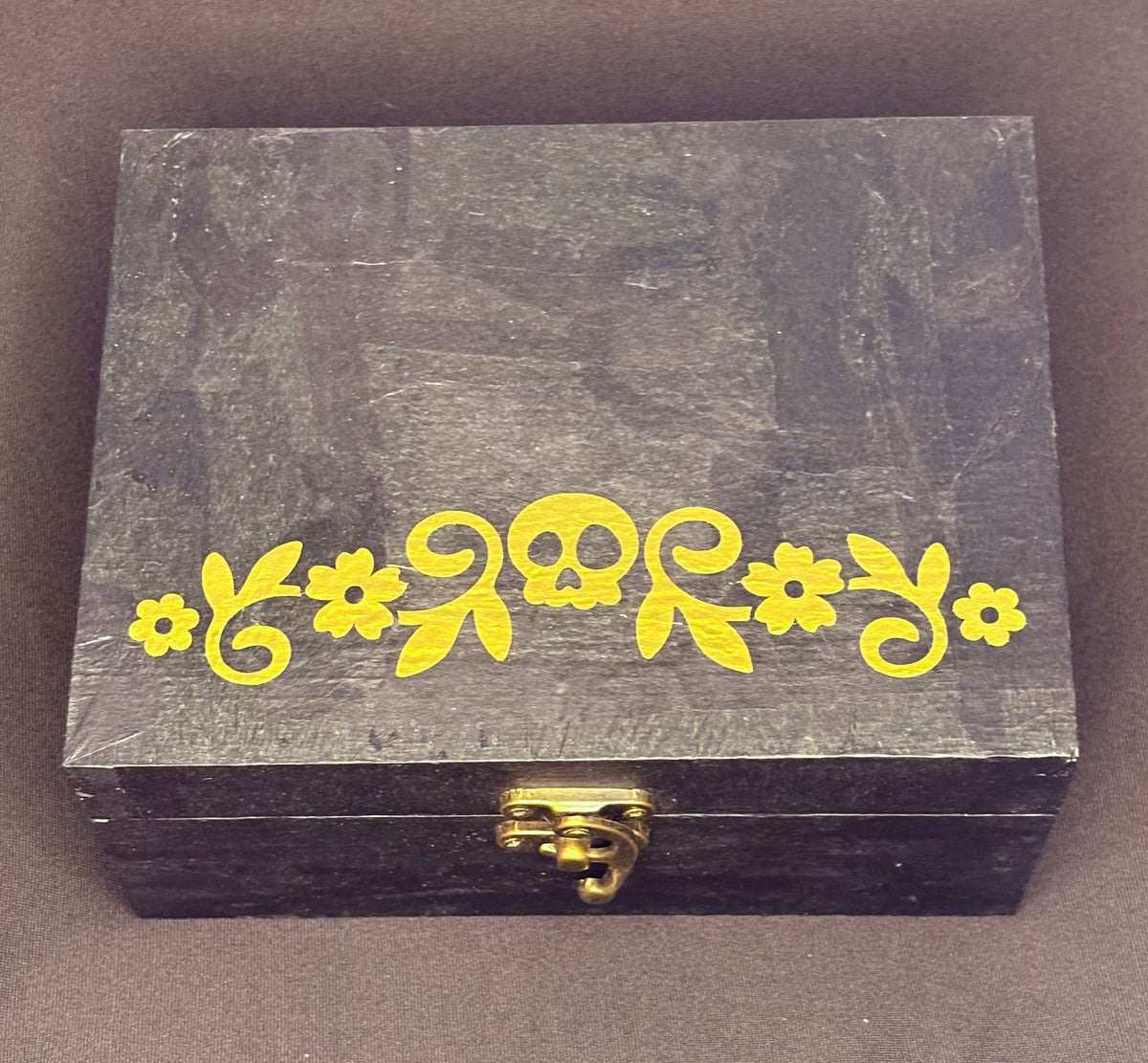 Witch’s Keepsake Box - Botanical Skull