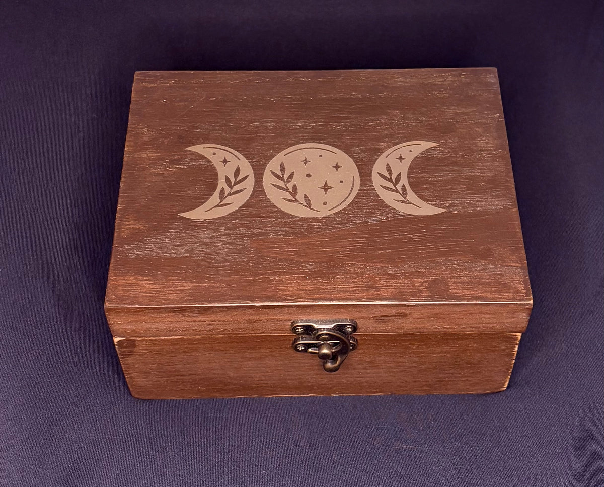Witch’s Keepsake Box - Triple Moon