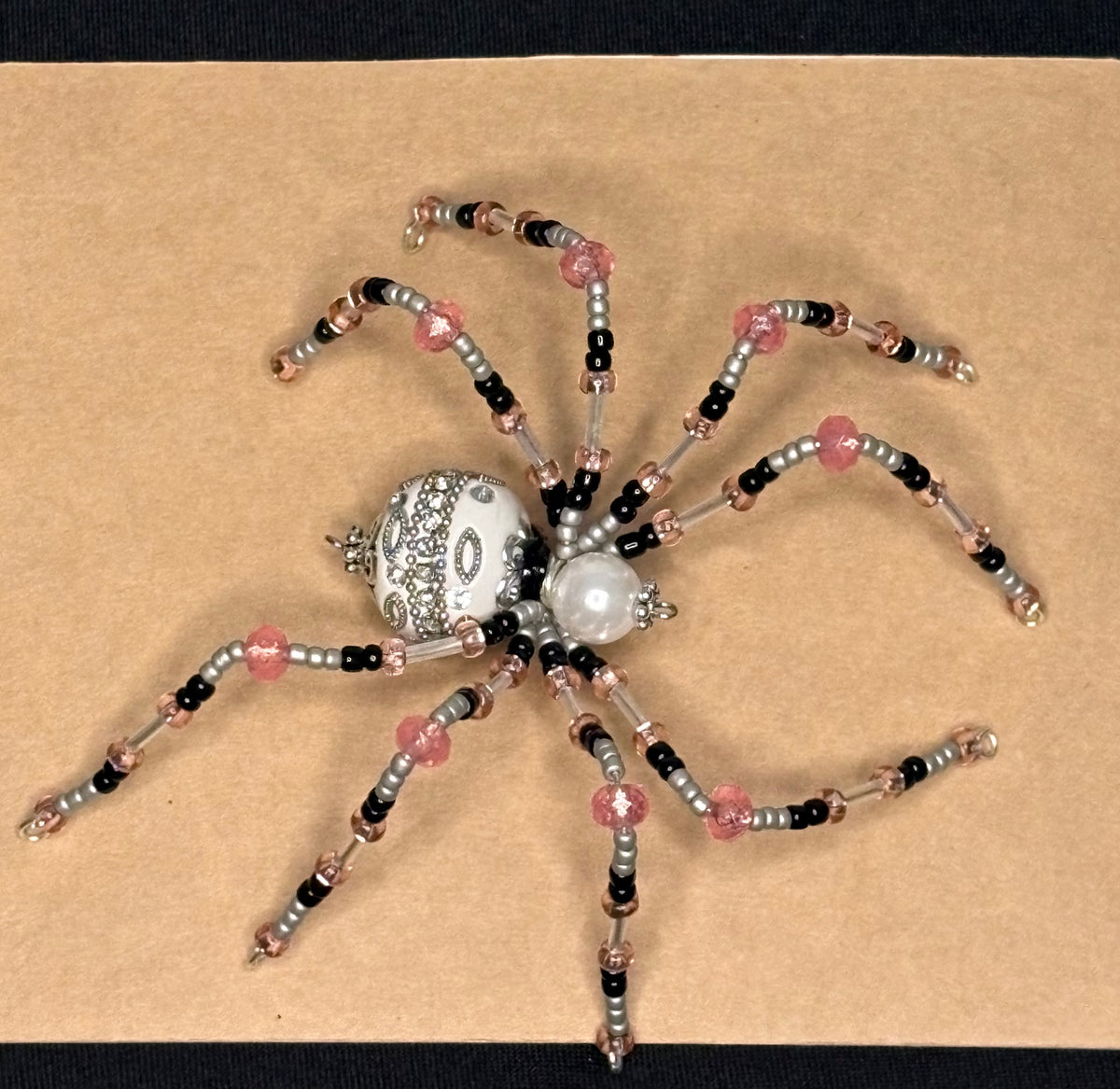 Beaded Spider - Morning Blush