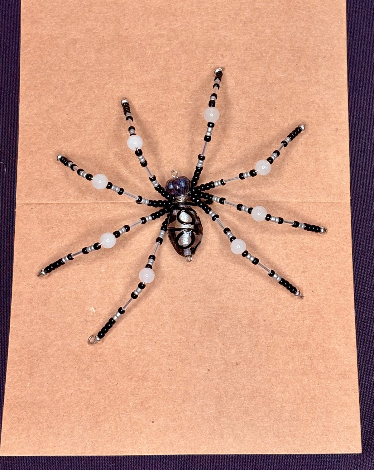 Beaded Spider - Night Shine