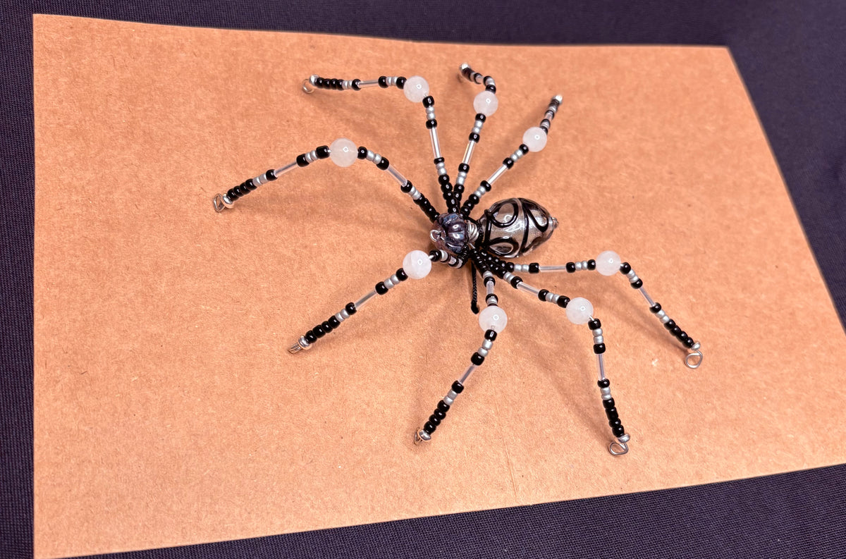 Beaded Spider - Night Shine