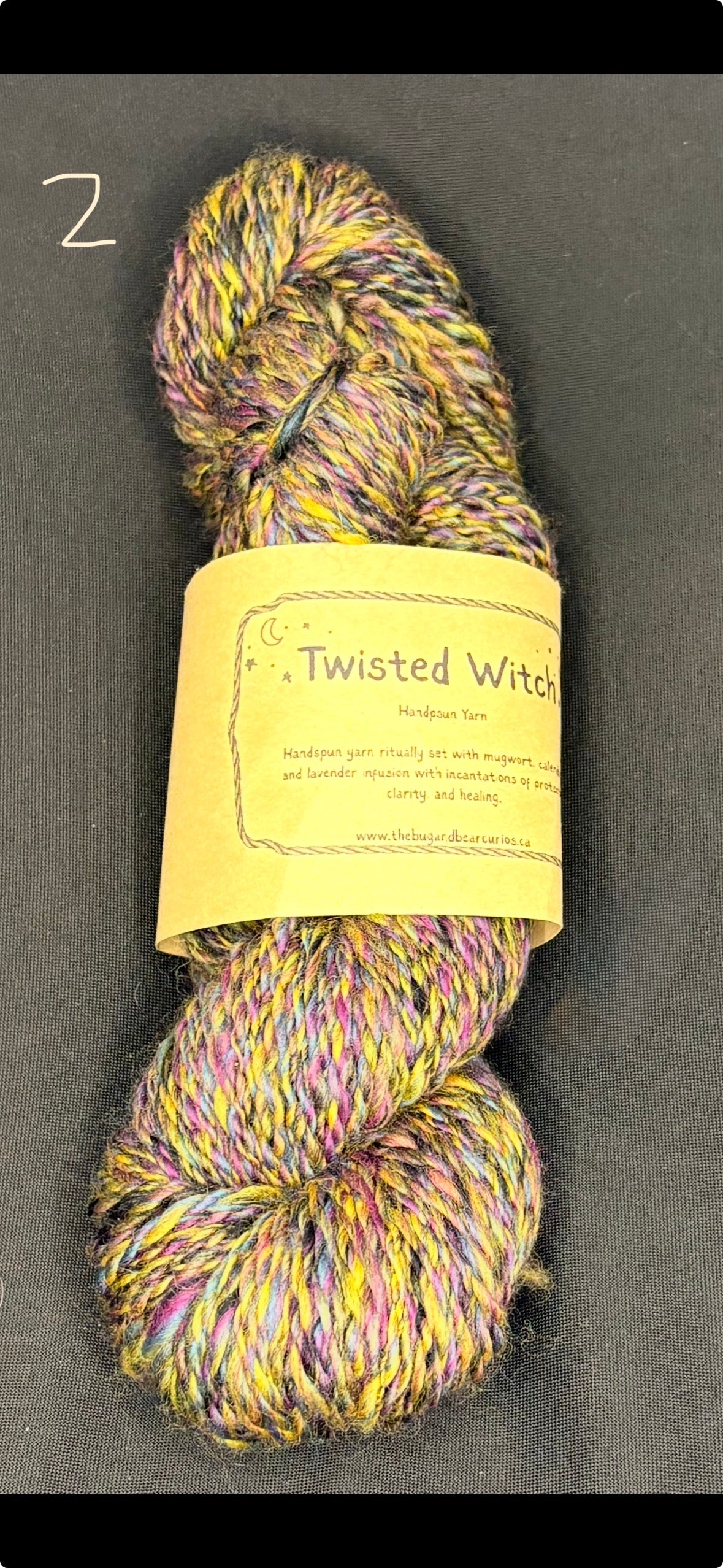 Twisted Witch Handspun Yarn - Darkside Wool