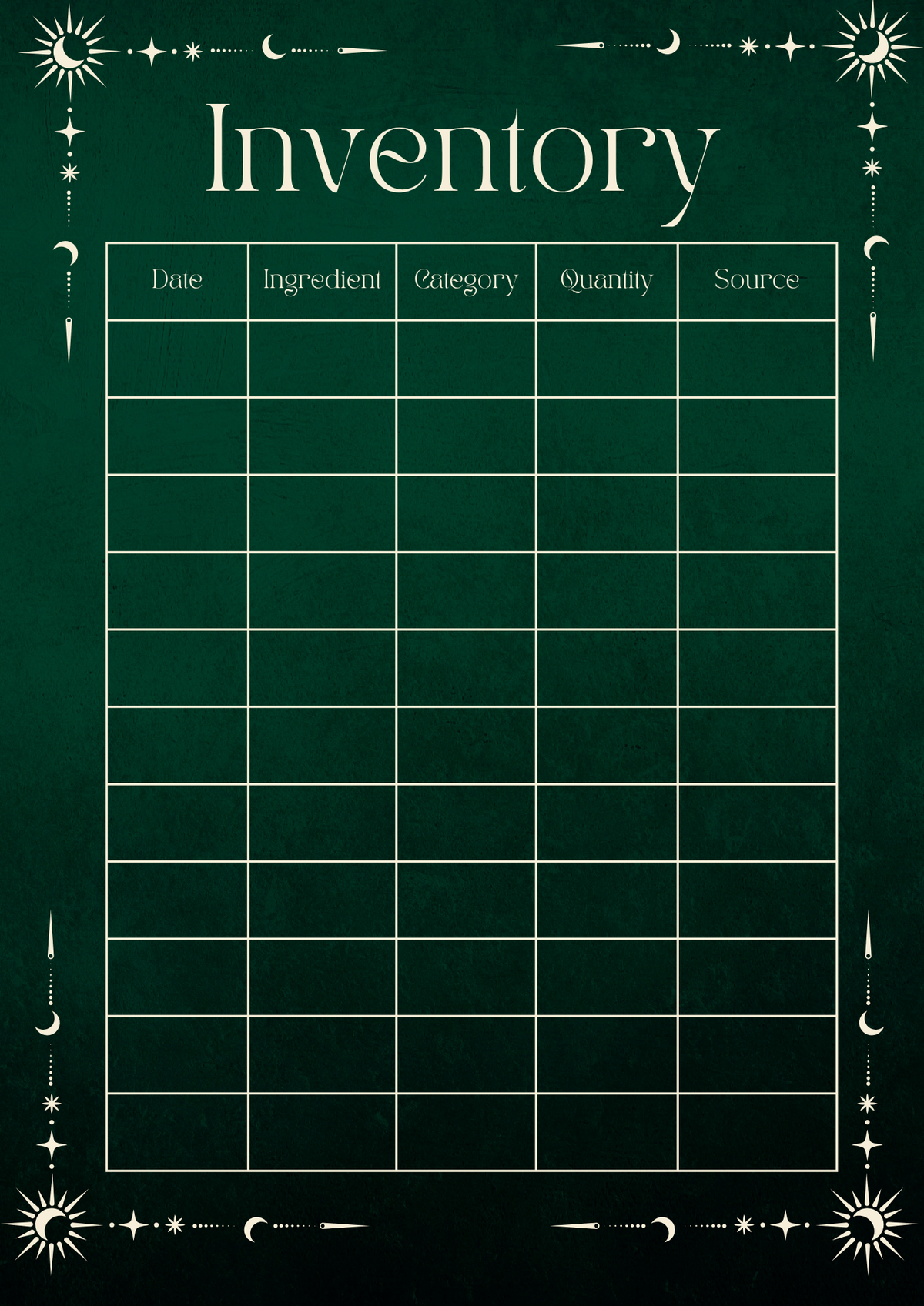 Grimoire & Book of Shadows Printable & Digital Pages