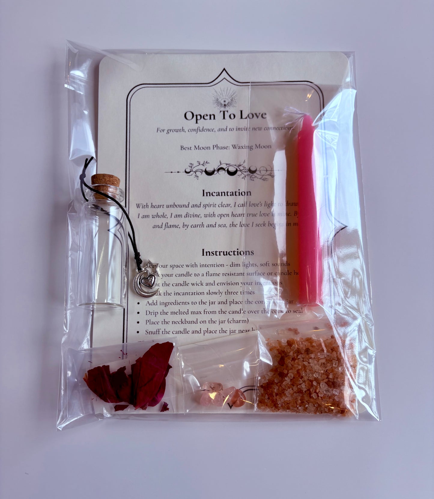 💗 Open to Love Spell Jar Kit