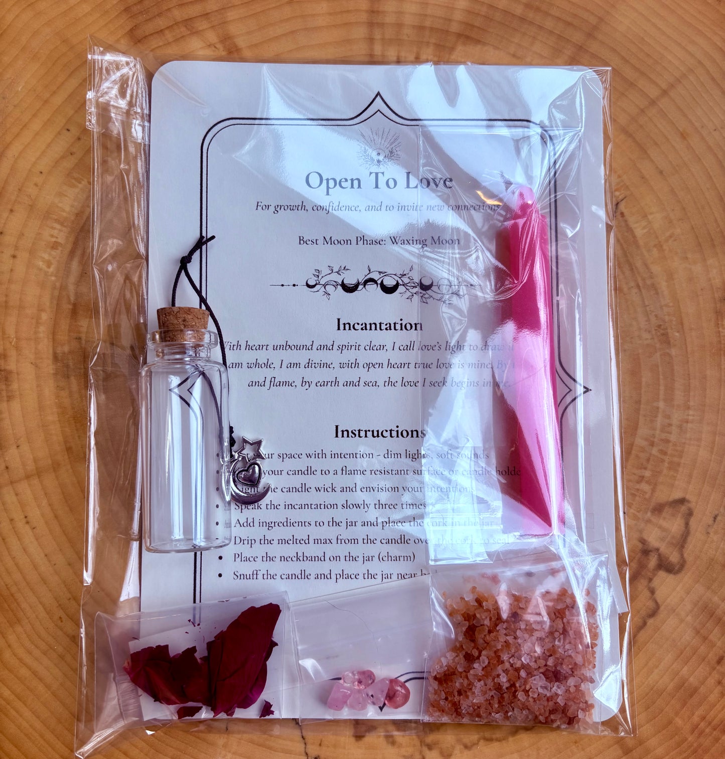 💗 Open to Love Spell Jar Kit
