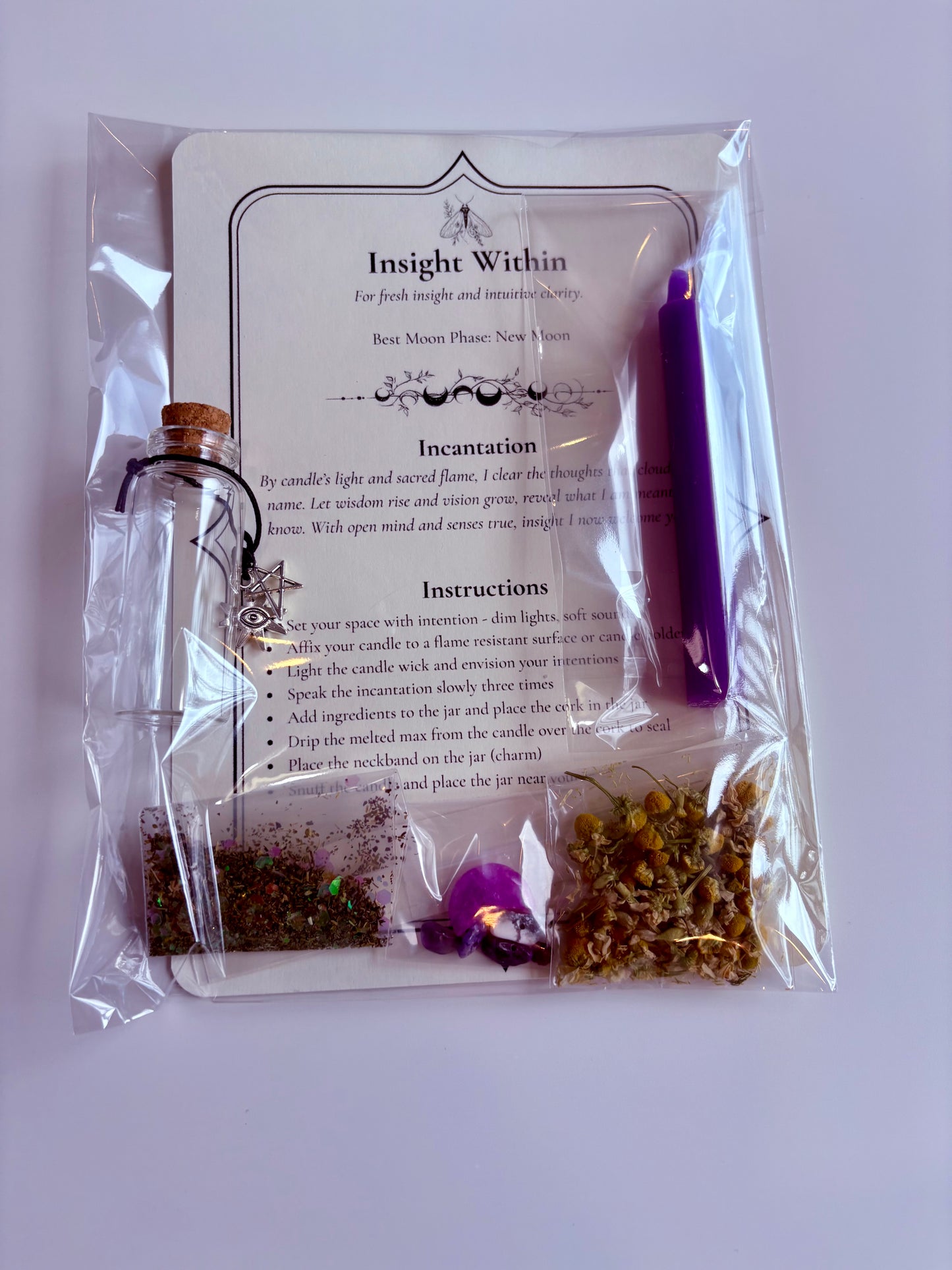 🔮 Insight Within Spell Jar Kit