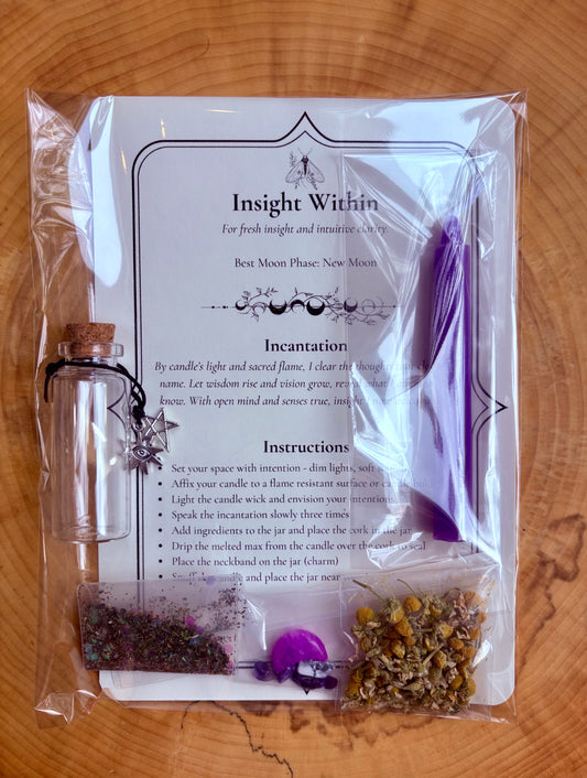 🔮 Insight Within Spell Jar Kit
