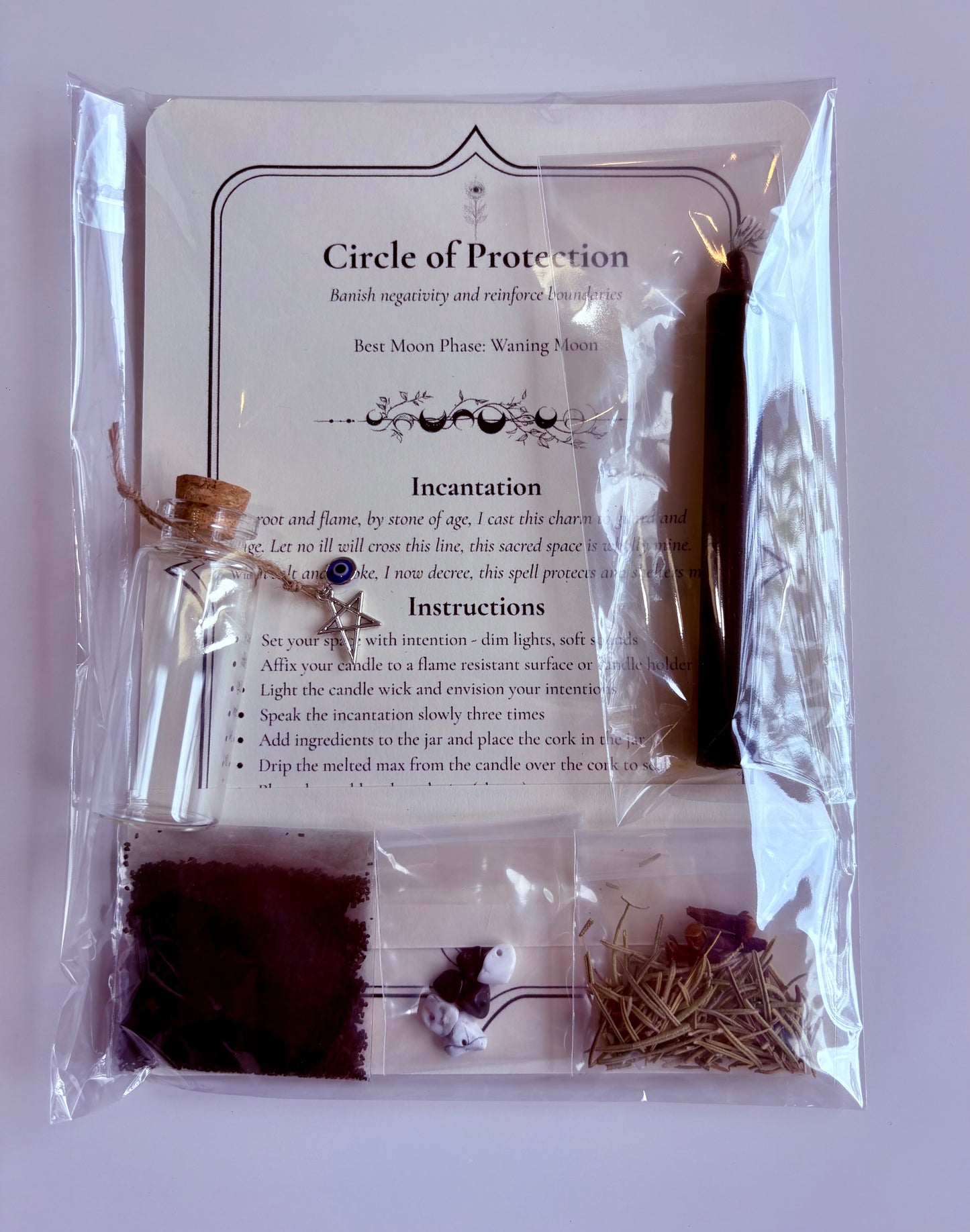 🛡️ Circle of Protection Spell Jar Kit