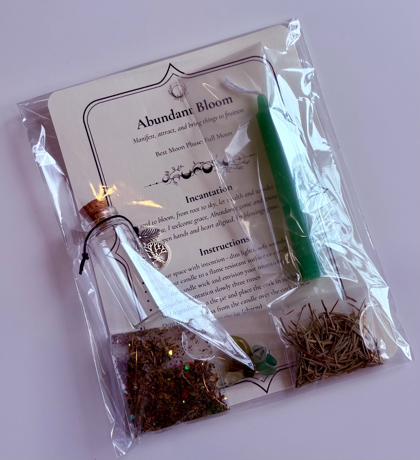 🌸 Abundant Bloom Spell Jar Kit