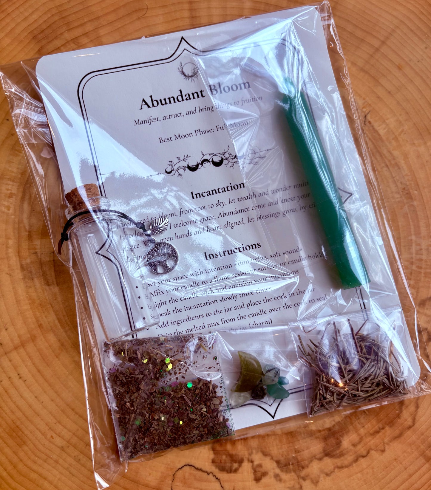 🌸 Abundant Bloom Spell Jar Kit
