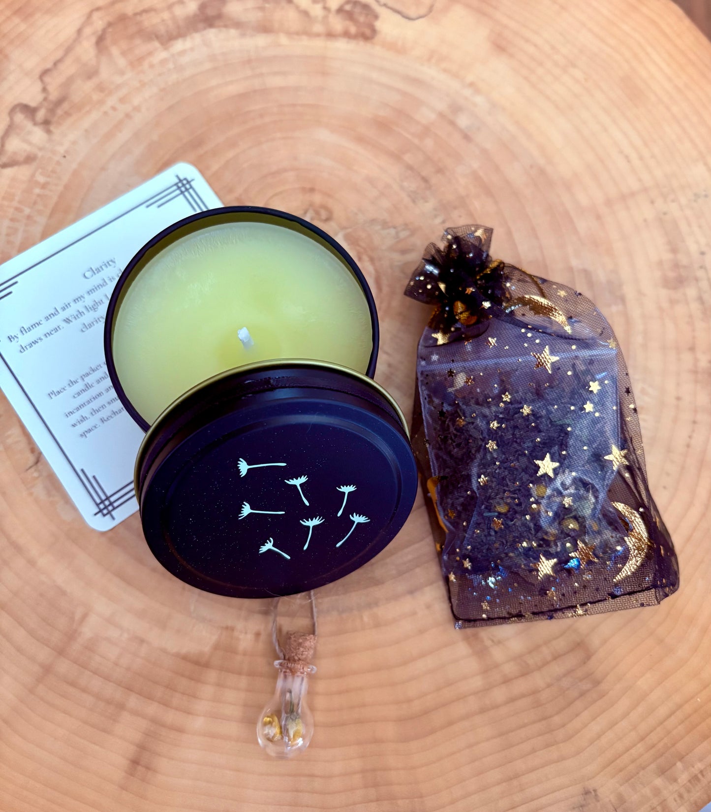 Clarity Intention Candle Spell Kit