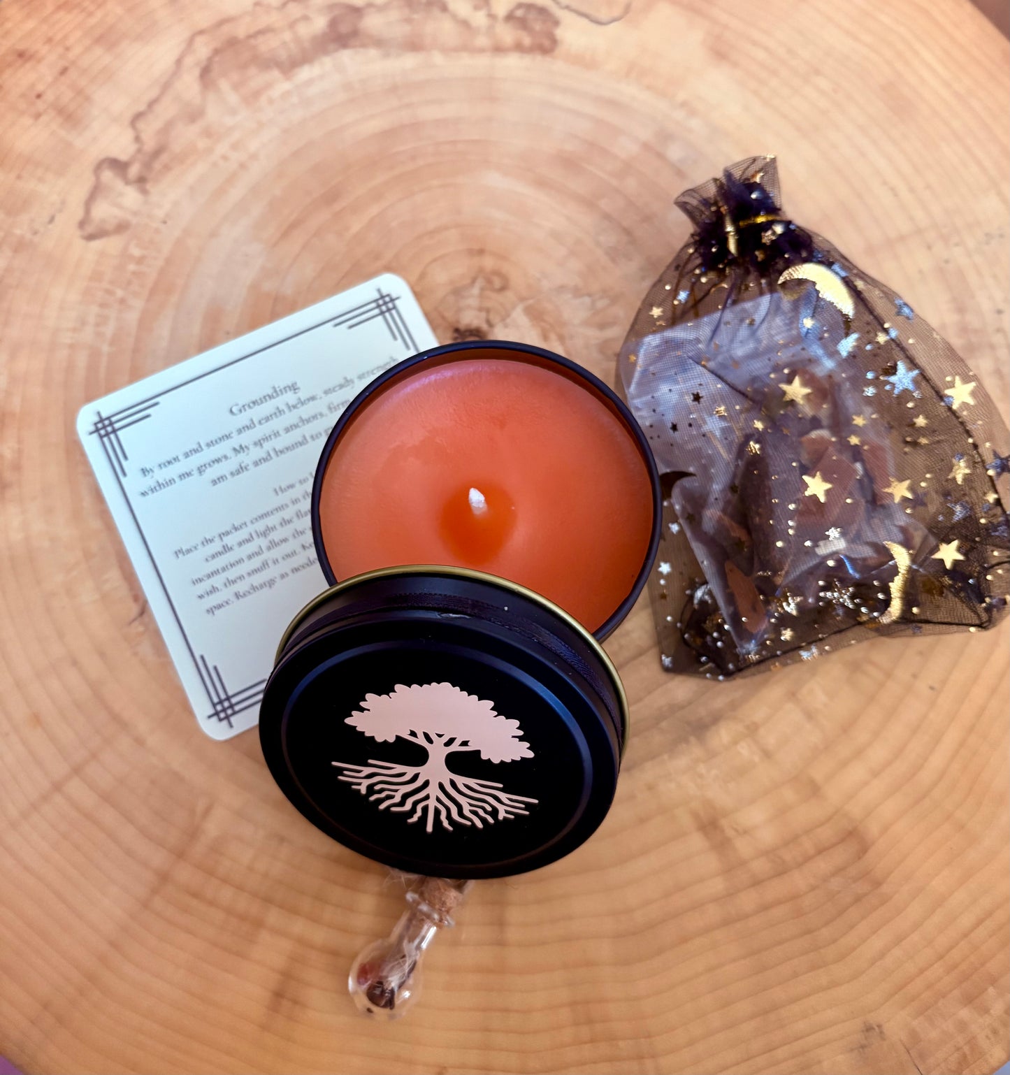 Grounding Intention Candle Spell Kit