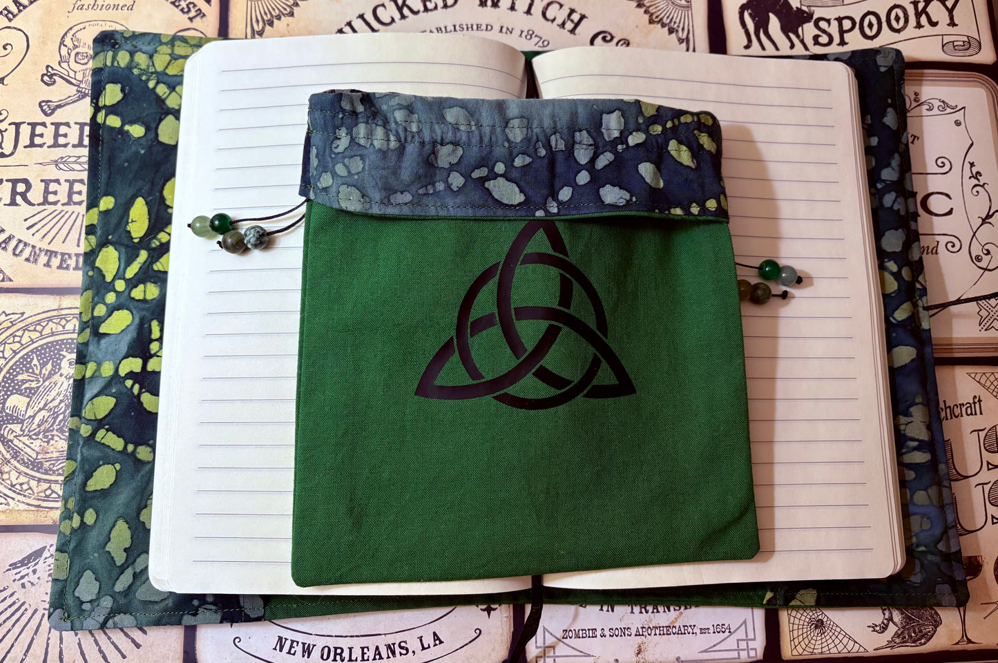 Witch’s Notes and Tarot Pouch Set