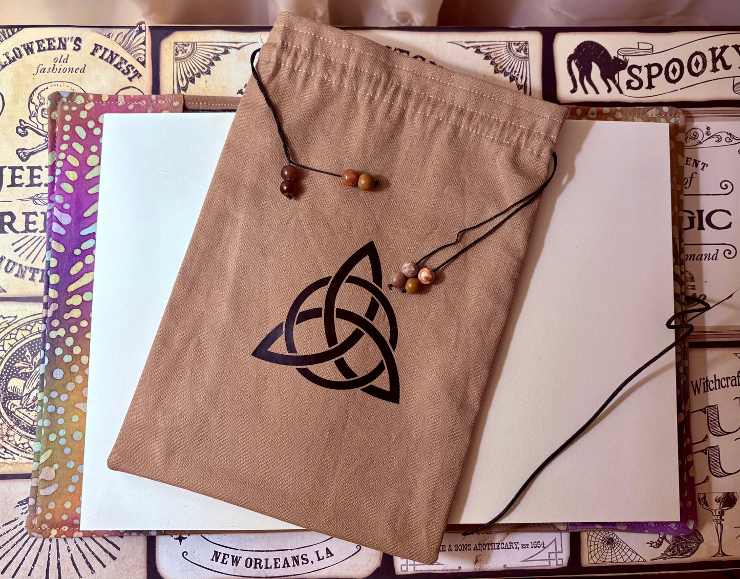 Witch’s Notes and Tarot Pouch Set