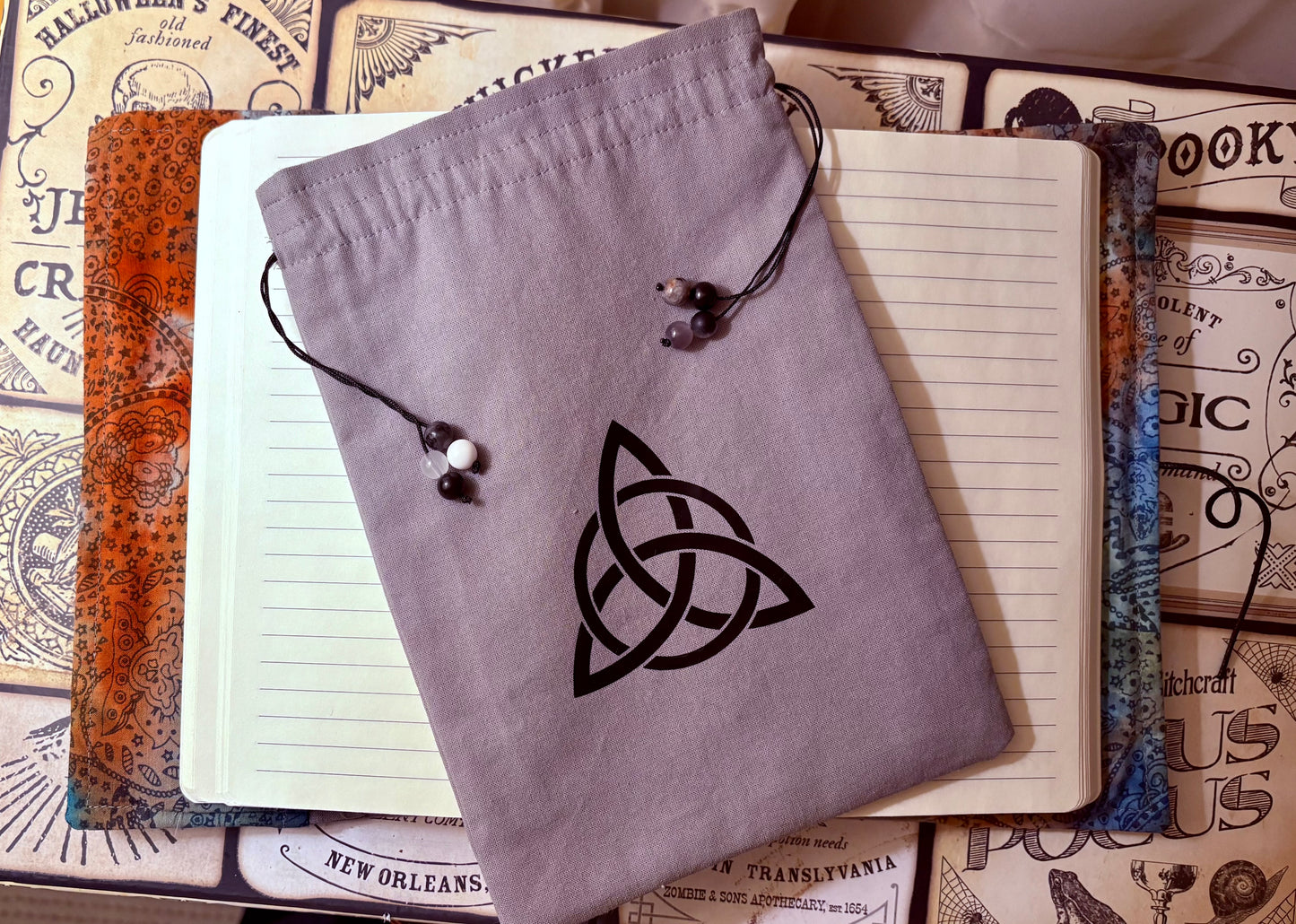 Witch’s Notes and Tarot Pouch Set
