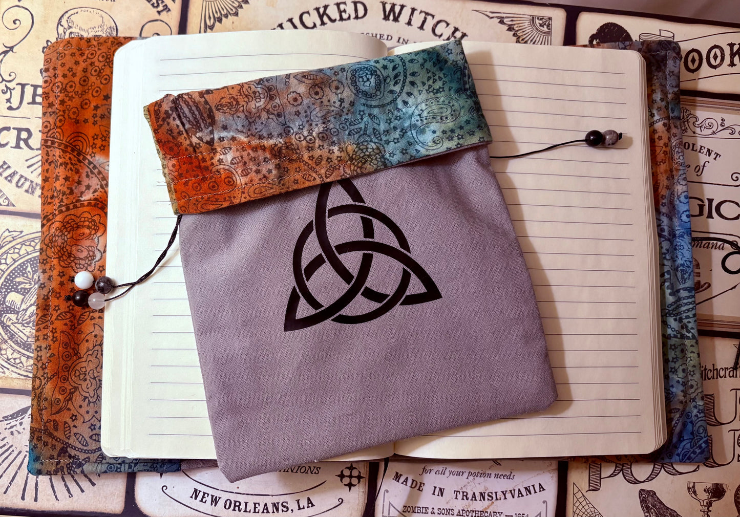 Witch’s Notes and Tarot Pouch Set