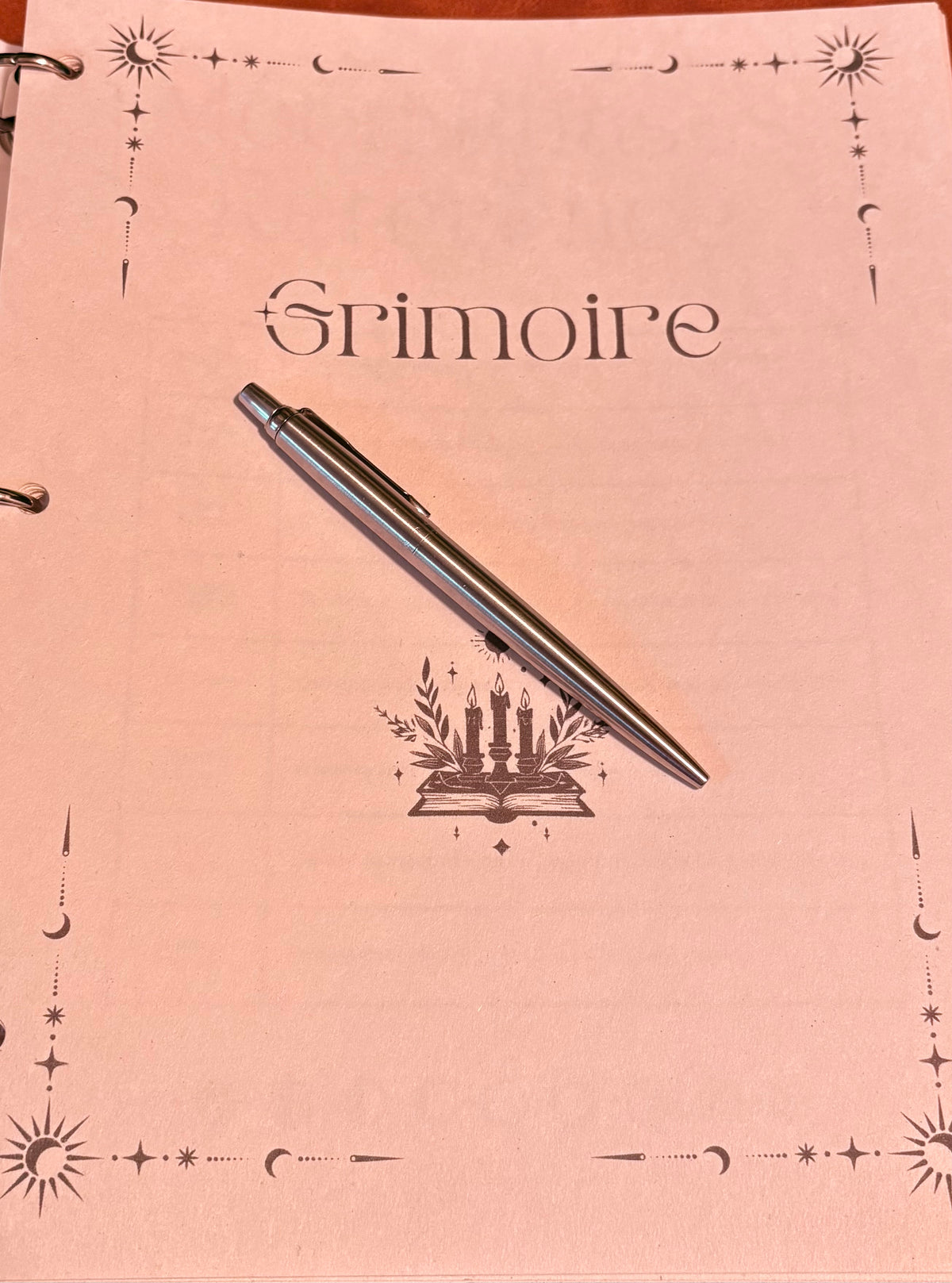Grimoire & Book of Shadows Printable & Digital Pages