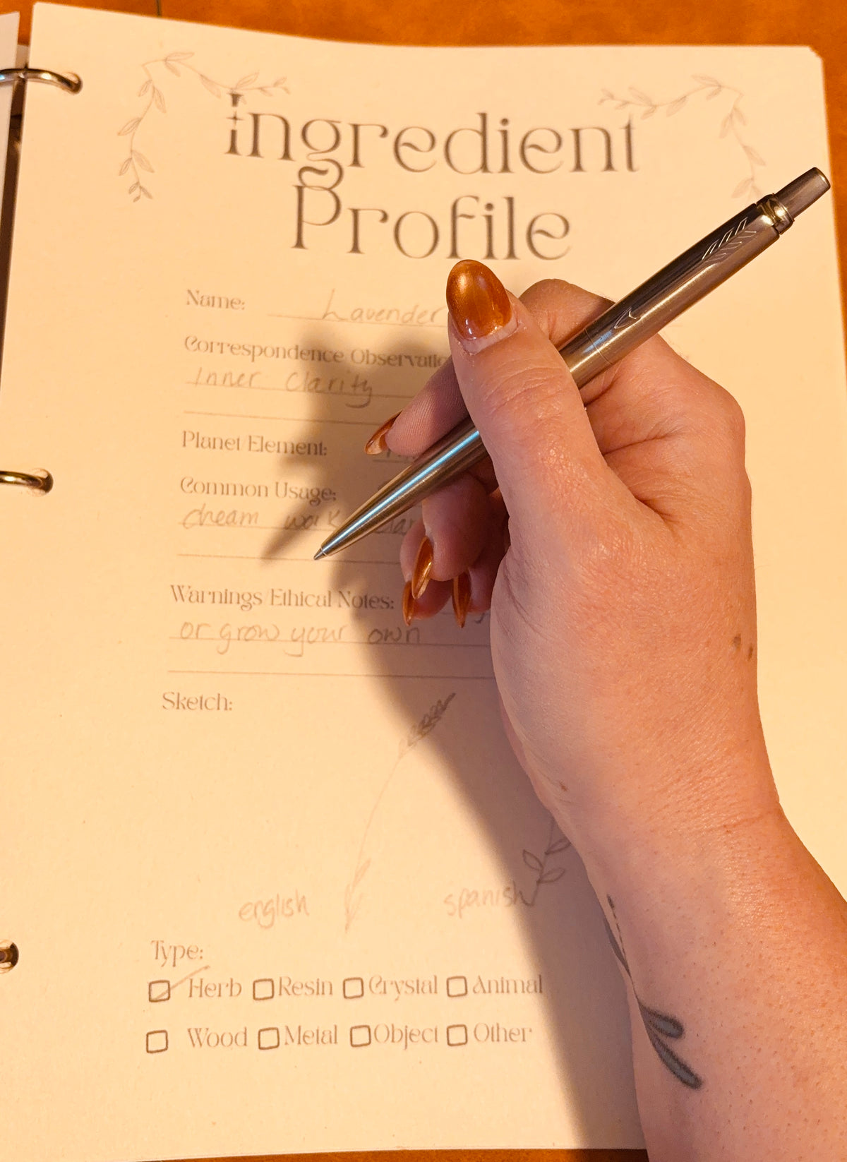 Grimoire & Book of Shadows Printable & Digital Pages